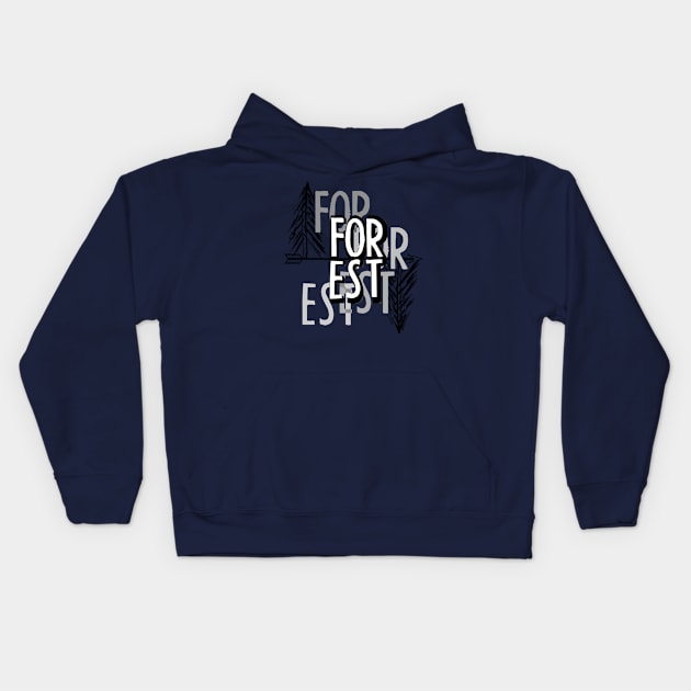 Forest Kids Hoodie by Bongonation